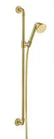 AXOR-HG-AXOR-Showers-Front-Brauseset-0-90-m-mit-Handbrause-85-1jet-Brushed-Brass-26023950 gallery number 1